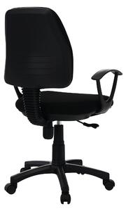 KONDELA Kancelárska stolička, čierna, COLBY NEW
