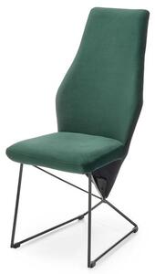 Jedálenská stolička SCK-485 tmavozelená/čierna