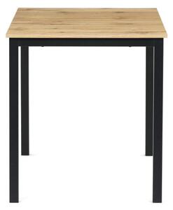 Jedálenský stôl 110x70 cm GDT-202 OAK divoký dub / čierny