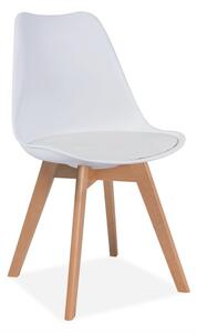 Jedálenská stolička KALIOPI 2 - dub / biela