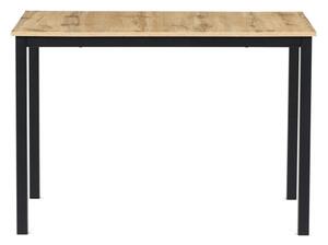 Jedálenský stôl 110x70 cm GDT-202 OAK divoký dub / čierny