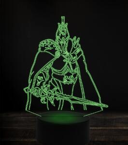 Beling 3D lampa, arthas, 7 Farebná V1LE