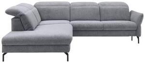 ROHOVÁ SEDACIA SÚPRAVA, textil, sivá Dieter Knoll - Sedačky