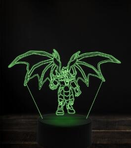 Beling 3D lampa, kil jaeden, 7 Farebná V1LF