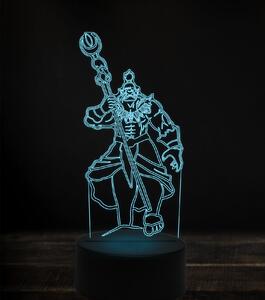 Beling 3D lampa, neltharion, 7 Farebná V1LC