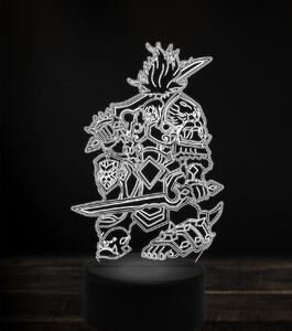 Beling 3D lampa, varian wrynn,7 Farebná V1T