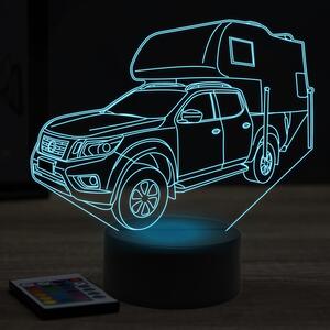 Beling 3D lampa,nissan kempovaci pick up , 7 farebná Y10
