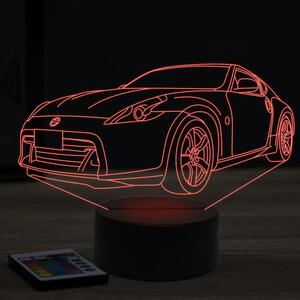 Beling 3D lampa, nissan 370Z, 7 farebná Y8