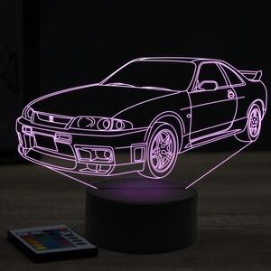 Beling 3D lampa,nissan GTR R33, 7 farebná Y112