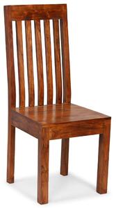 Jedálenské stoličky 6 ks, masív a sheeshamové drevo, moderné