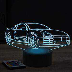 Beling 3D lampa, mitsubishi eclipse 7 farebná Y26