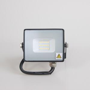 V-TAC PRO čierny LED reflektor 10W so SAMSUNG čipmi, Studená biela 6000 - 6500K