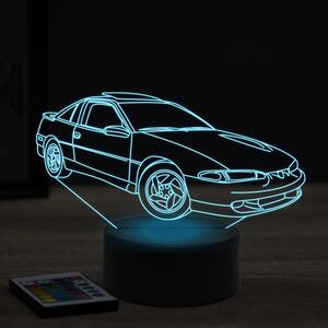 Beling 3D lampa, mitsubishi eclipse 1GB ,7 farebná Y27