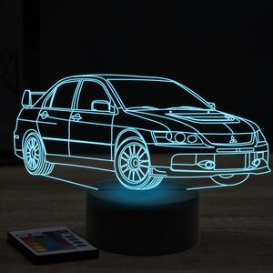 Beling 3D lampa, mitsubishi evolution 8,7 farebná Y31