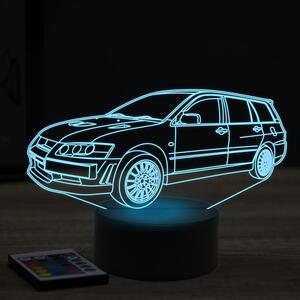 Beling 3D lampa, mitsubishi evolution universal ,7 farebná Y32