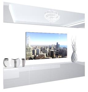 Obývacia stena Belini Premium Full Version biely lesk + LED osvetlenie Nexum 86 Výrobca