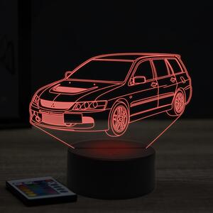 Beling 3D lampa, Mitsubishi Lancer Evo 9 vagon,7 farebná Y35