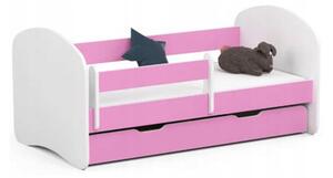 Detská posteľ SMILE 160x80 cm - ružová