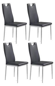 Halmar Jedálenská stolička K202, v akčnej sade 4 kusov - cappucino
