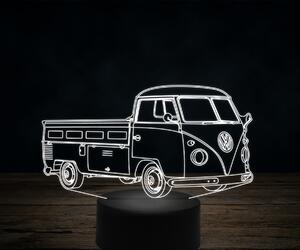 Beling 3D lampa,1969 Volkswagen Type 2 Single Cab,7 farebná VW6