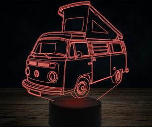 Beling 3D lampa,Volkswagen caravan westfalia ,7 farebná VW7