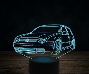Beling 3D lampa,volksvagen golf 6,7 farebná VW11