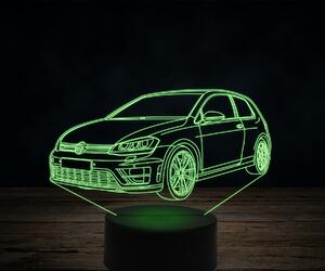 Beling 3D lampa, volkswagen golf 7, 7 farebná VW13