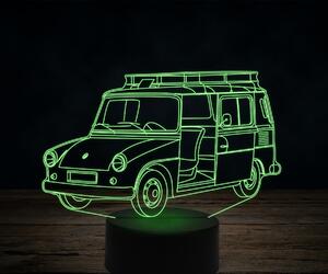 Beling 3D lampa,Volkswagen Frodilin, 7 farebná VW19