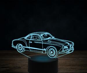Beling 3D lampa,Volkswagen Karmann Ghia, 7 farebná VW21