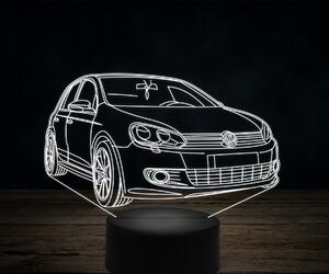 Beling 3D lampa,Volkswagen Golf Mk6, 7 farebná VW20