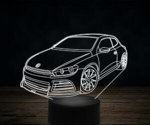 Beling 3D lampa, Volkswagen-Scirocco-R, 7 farebná VW23