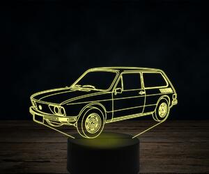 Beling 3D lampa,Volkswagen brasilia 1977, 7 farebná VW33