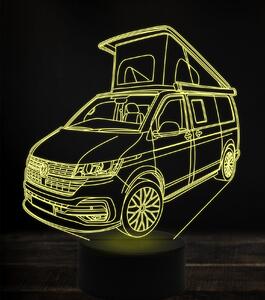 Beling 3D lampa,Volkswagen T6.1, 7 farebná VW46