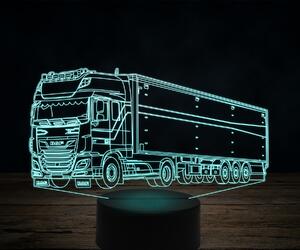 Beling 3D lampa,DAF XF commercial 2, 7 farebná K25