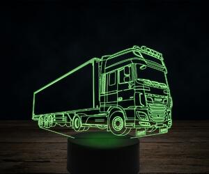 Beling 3D lampa,DAF XF commercial, 7 farebná K24