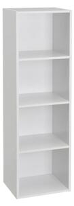 Biela knižnica 30x106x24 cm Cube – Casa Selección