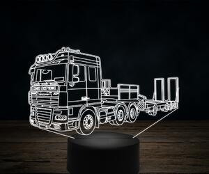 Beling 3D lampa,DAF Nákladné auto s plošinou, 7 farebná K31