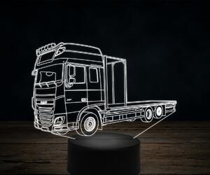 Beling 3D lampa,DAF Nákladné auto s plošinou 2, 7 farebná K32