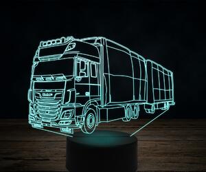Beling 3D lampa,DAF XF s návesom, 7 farebná K37