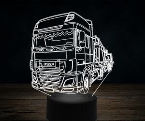 Beling 3D lampa,DAF XF s naloženou plošinou, 7 farebná K36