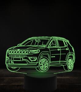 Beling 3D lampa, Jeep compass 2020, 7 farebná, VBN1