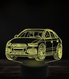 Beling 3D lampa, Audi Q3,7 farebná, VBN13