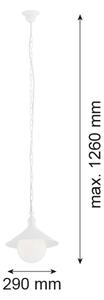 Argon 3296 - Vonkajšie luster ERBA BIS 1xE27/60W/230V