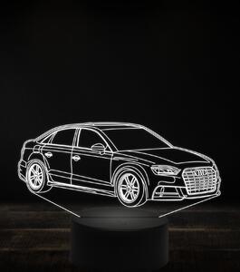 Beling 3D lampa, Audi A3,7 farebná, VBN21