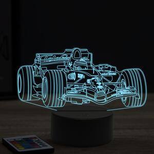 Beling 3D lampa, Formula Fernando Alonso aston martin ,16 farebná, FF3
