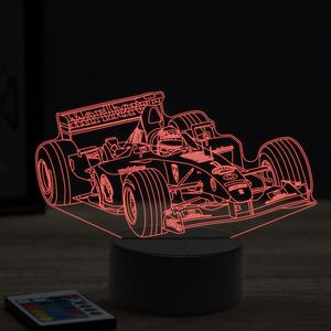 Beling 3D lampa, Formula Michael Schumacher Ferrari ,16 farebná, FF6