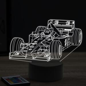 Beling 3D lampa, Formula Mika Häkkinen Mercedes ,16 farebná, FF7