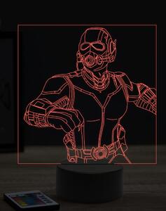 Beling 3D lampa, Ant Man ,7 farebná EP1