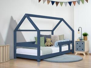 Benlemi Detská posteľ domček TERY s bočnicou Zvoľte farbu: Biela, Rozmer: 90x160 cm