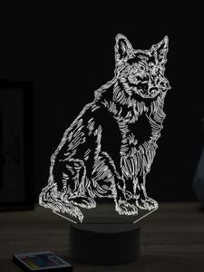 Beling 3D lampa, Borderská kólia 2, 7 farebná OR5